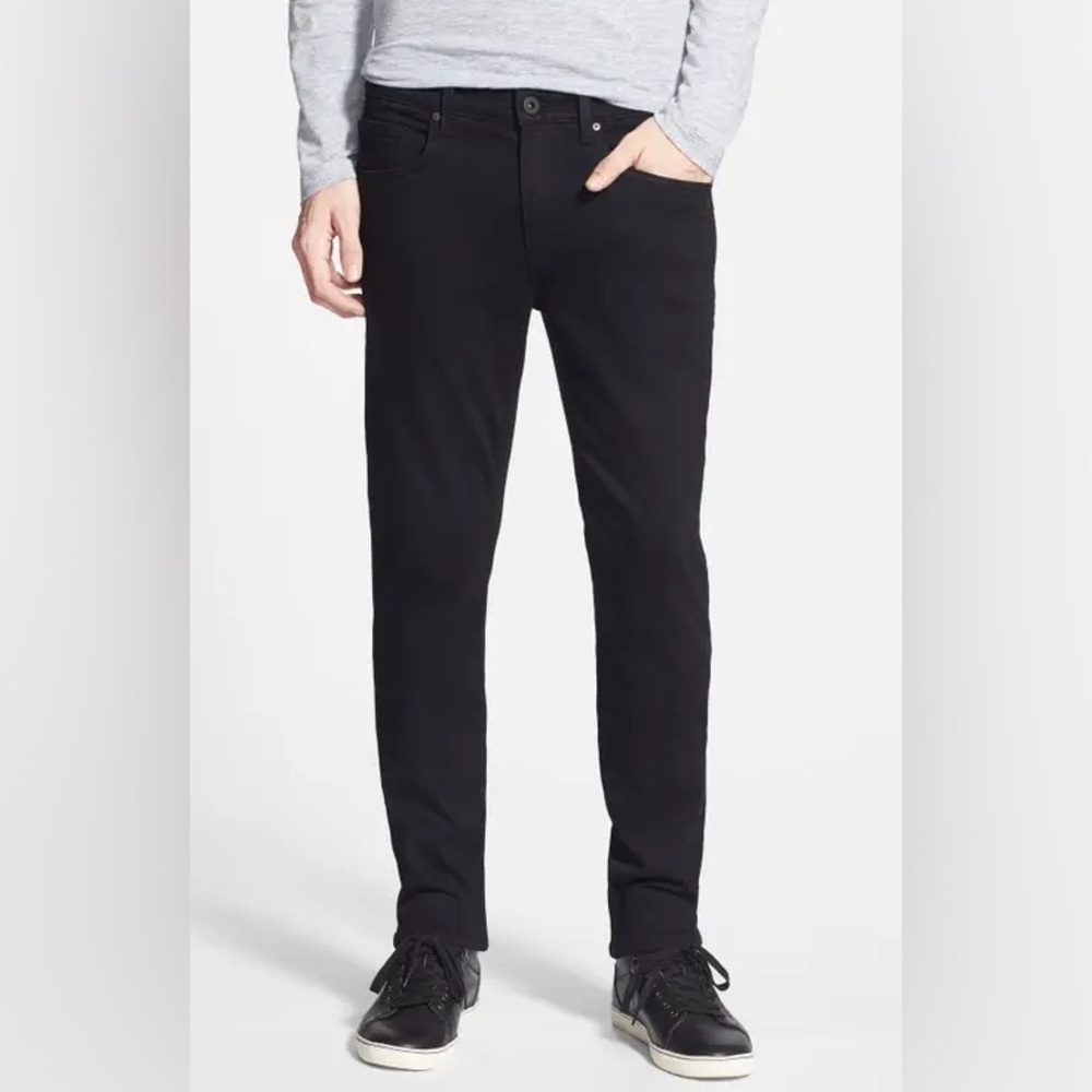 PAIGE Men's FEDERAL style Slim straight jeans. Waist 36”/28”. Midnight Oil